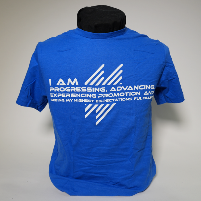 I Am Progressing Royal Blue T-Shirt
